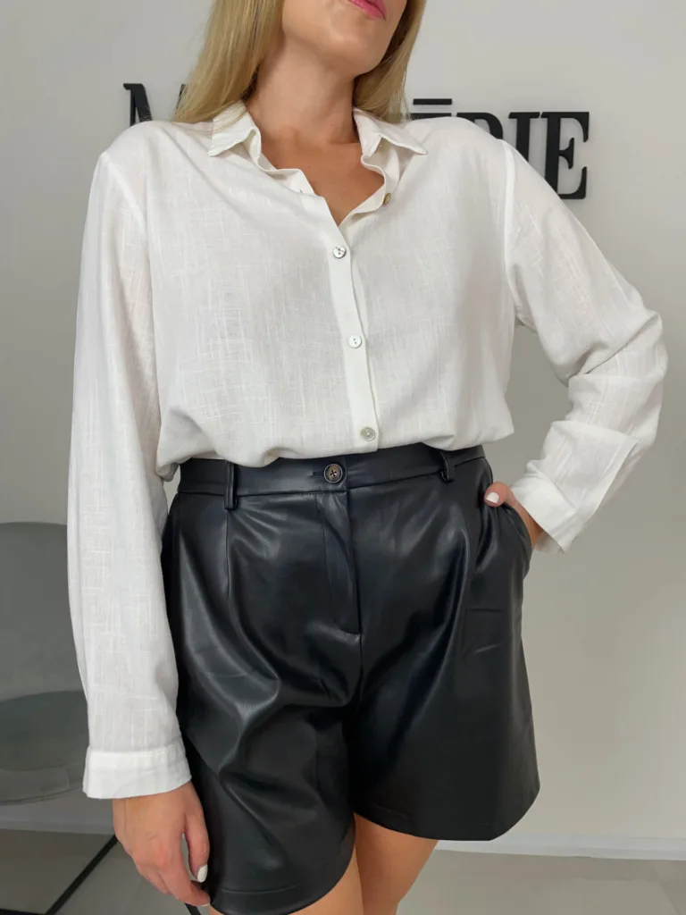 Bílá košile s dlouhým rukávem Košile, halenky macherie.cz