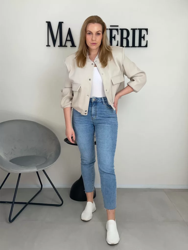 Světle modré mom fit džíny Kalhoty, džíny, šortky macherie.cz